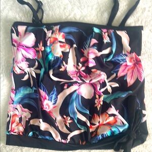 Floral Print Tankini Top